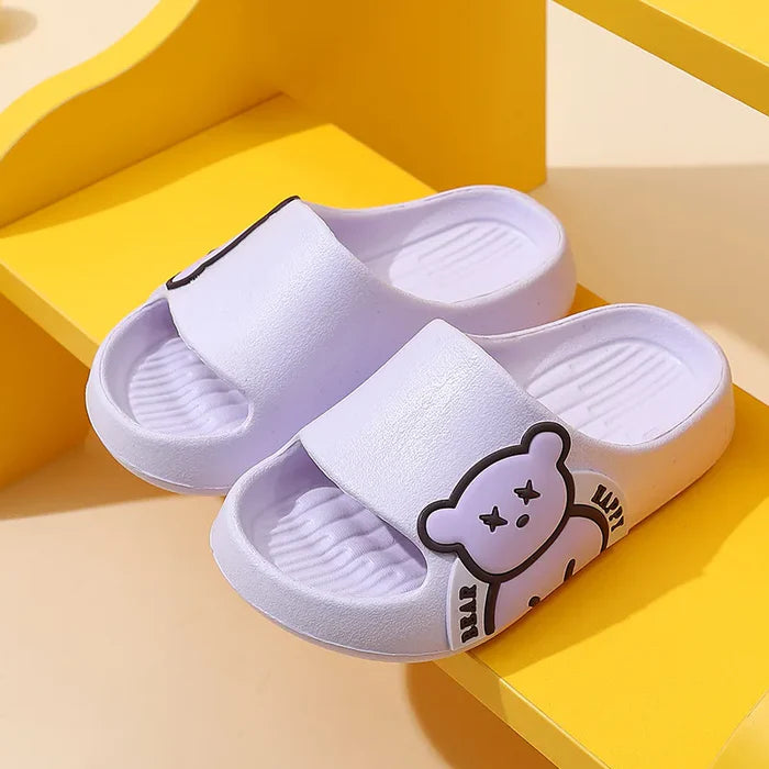 Chinelo Infantil Slide Dino e Urso