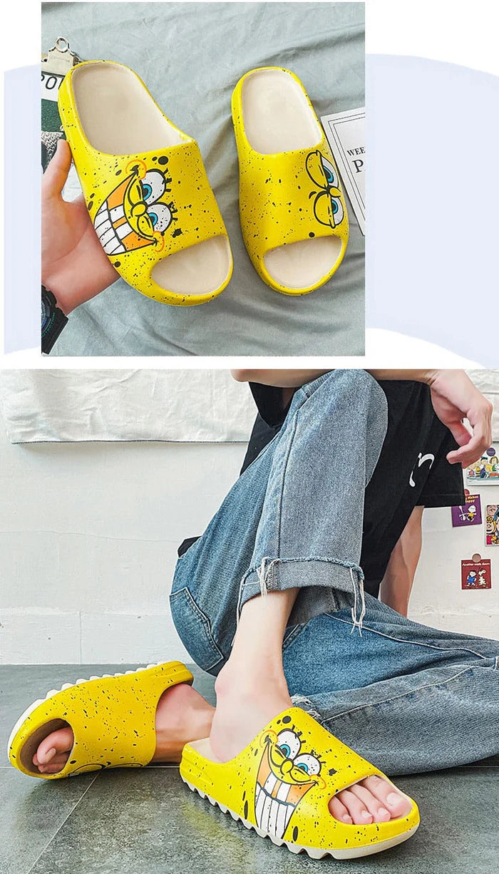 Chinelo Slide Bob Esponja Top Comfort