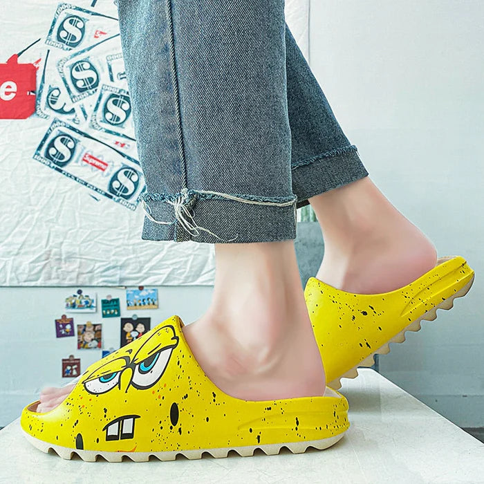 Chinelo Slide Bob Esponja Top Comfort